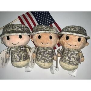 CUSTOM TAN SKIN COMPLEXION BLACK HAIR Itty Bittys Camo  Army  Soldier Military